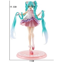Hot Kawaii Hatsune Miku Anime Action Figure PVC Collection Model Doll Birthday