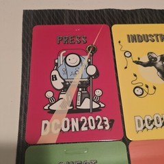 DesignerCon 2023 Set Of 9 Badges By The London Police DCON