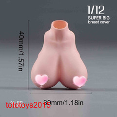 1/12 Sexy Female Big Bust Breast Cover Model For 6”Action Figure Body Doll Toy