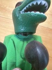 Vintage Rojus Komodo Dragon Lizard Punchosaurus Godzilla Boxing Punching Puppet