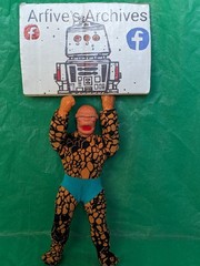🟠⚫ Vintage Mego THE THING 1975 ⚫🟠