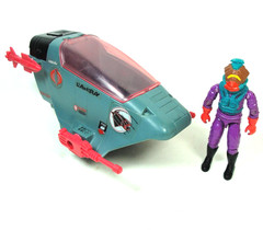 Vintage GI Joe 1987 Cobra Sea Ray Submarine Front w Toxo Viper Original Hasbro
