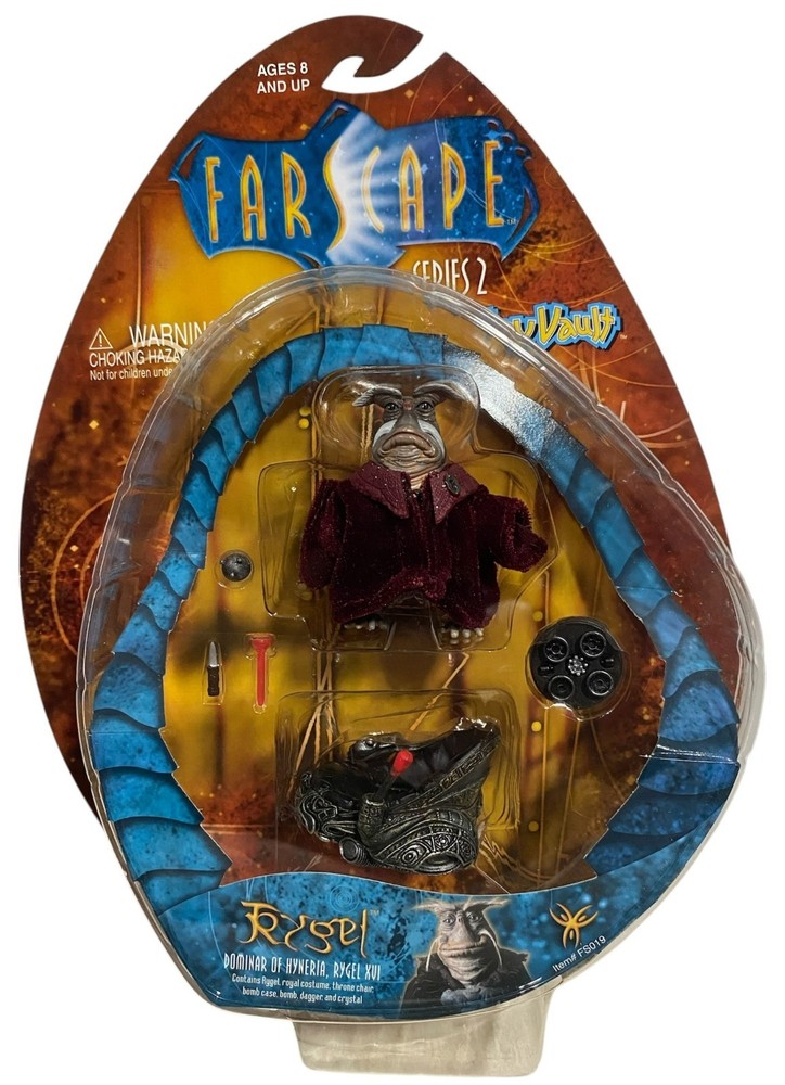 Farscape Rygel XVI Dominar of Hyneria Series 2 2001 Toy Vault Action Figure NEW