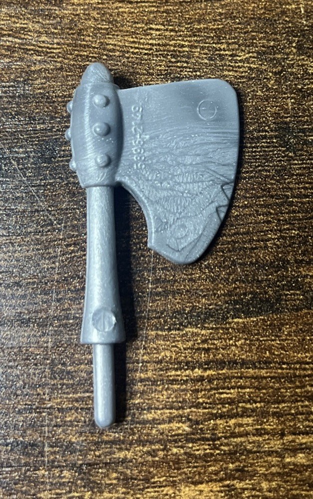 MOTU Ram Man Silver Axe Vintage He-Man Action Figure Weapon Accessory Part 1982