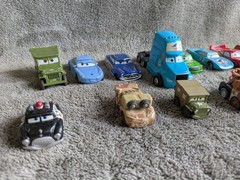 22 Disney Pixar Cars Movie Mixed Character Vehicles – Die cast/Plastic – Toy Car