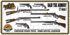 Dime Novel Legends 1:18 scale (4″) Raid The Armory accessory set