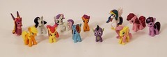 My Little Pony MLP Magic Mini Figures 2″ 12- PVC Ponies W/ Special Spike Fig