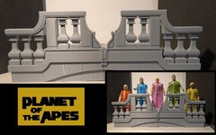 Beneath the Planet of the Apes – Mego Scale – Mutant Balcony -(no figs)