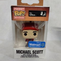 Funko Pocket Pop The Office Michael Scott Dwight Schrute Keychains New In Box