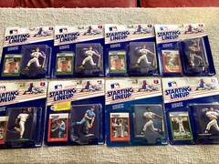 Lot of 8 Starting Lineup Figures 1988-1989 McGwire Seitzer Puckett Saberhagen