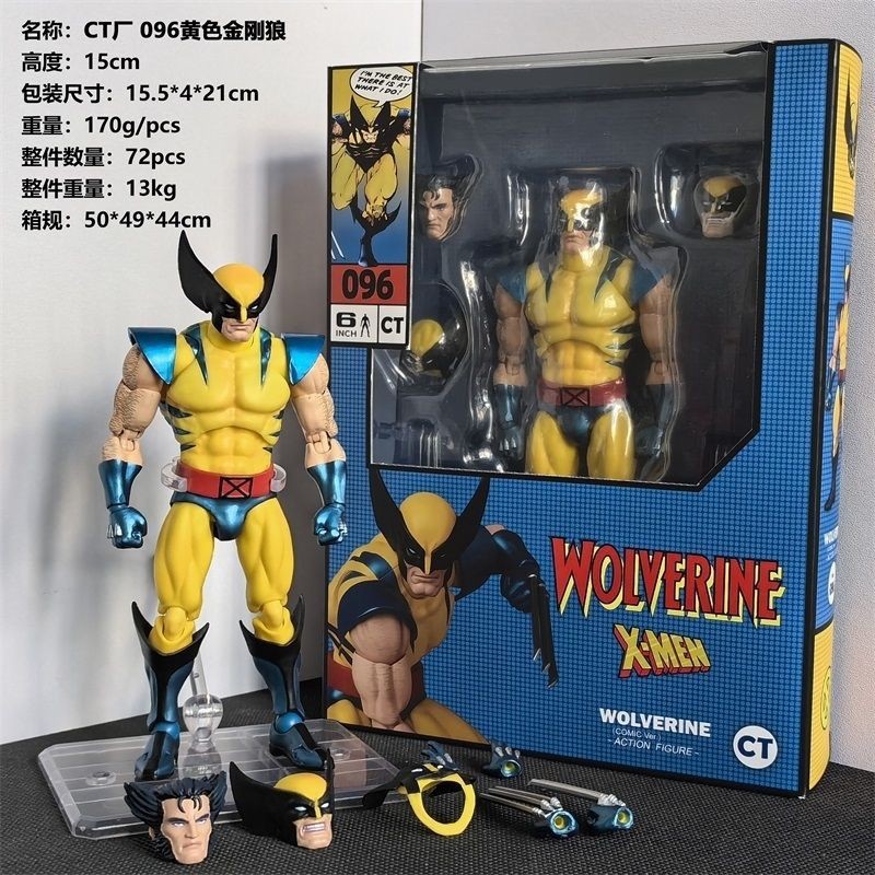 CT Manga X-Men Logan Wolverine Battle Suit Figure Desktop Collectible Ornament