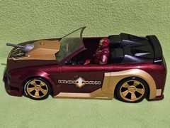 2008 Iron Man 12″ Mustang Sports Car & Figure By Hasbro – Free Shipping!!!