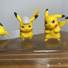 POKEMON ACTION FIGURE LOT PIKACHU Dedenne Pichu