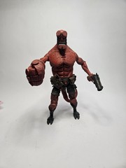 2005 Mezco Hellboy Comic Action Figure Loose Open Mouth Variant