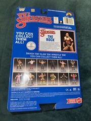 MINT MOC WWE Mattel Superstars LJN Series 3 The Rock Figure Blue Card Target NEW