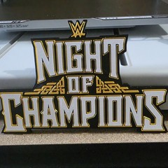 WWE Mattel Night Of Champions 2026 PLE Logo Accessory