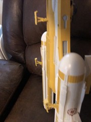 2009 Star Wars The Clone Wars Republic Y-Wing Bomber Incomplete Ship