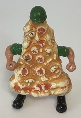 Vintage 1988 Mattel FOOD FIGHTERS 6 Loose Figures Much Wear No Accessories As-Is