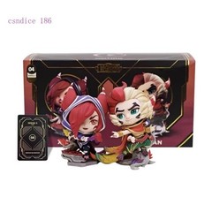 League Of Legends LOL Xayah & Rakan Couple Figure Doll – Game Peripherals Toy，