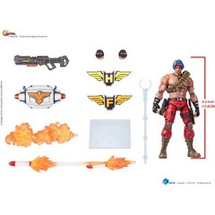 HIYA – Contra: Operation Galuga – Exquisite Basic 1:12 – Lance Bean 6″ Action