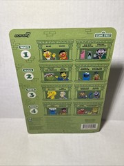 SUPER 7 SESAME STREET REACTION WAVE 4 CHEF COOKIE ELMO ALLIGATOR KING ROOSEVELT