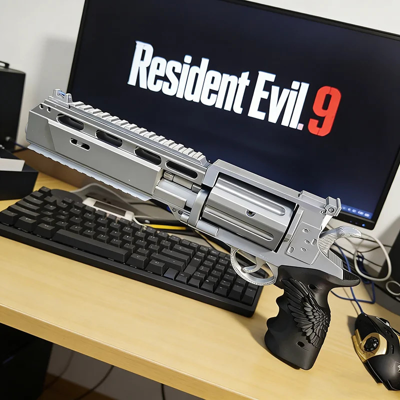 Resident Evil 9 Requiem 2026-Leon s Revolver Requiem 1:1 FREE SHIPPING!!