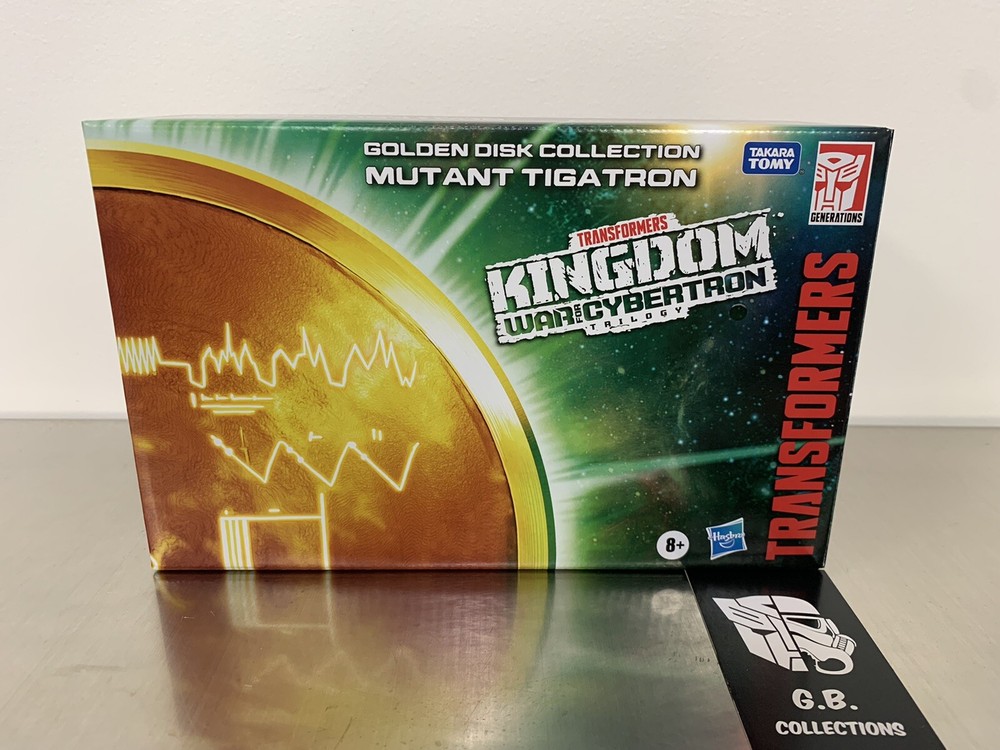 Transformers WFC Kingdom Golden Disk Collection Mutant Tigatron New Sealed