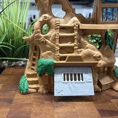 Animal Planet of the Apes Electronic Dino Playset Cave Lab Crane Base No Dino