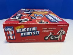 Ideal Evel Knievel Deluxe Dare Devil Stunt Set ~Not Complete