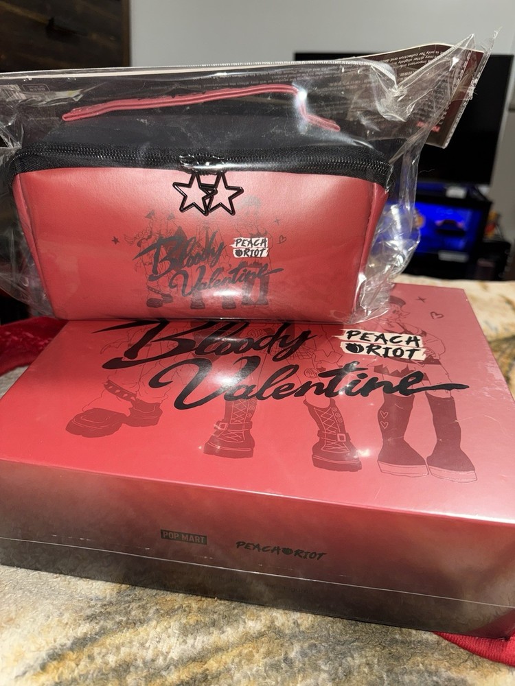 POP MART PEACH RIOT BLOODY VALENTINE 3 Figure Bundle SEALED + GIFT