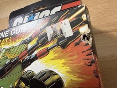 Vintage GI Joe Pac Rat Machine Gun EMPTY BOX ONLY