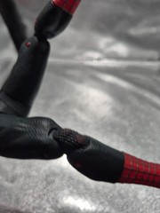 Marvel Spider-Man Red Black Action Figure Plastic Movie 2004 Fully Jointed