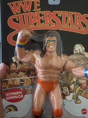LJN WWE Superstars Series 2 Ultimate Warrior Black Card Chase Variant By Mattel