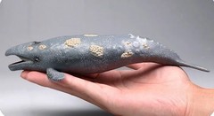 Gray Whale Sea Animal Toy PVC Action Figure Doll Kids Toys Party Gifts