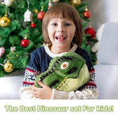 Dinosaur Toys for Kids 3-5,45PCS Realistic Jurassic Dinosaurs Figures with Eg…