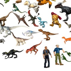 Jurassic Park World Huge Mixed Lot Of Dinosaurs Actions Figures Bundle Mixed
