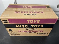 Jurassic Park Movie tyrannosaurus Rex figure STOMP STRIKE New Box Dinosaur Case