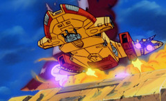 Ultra Magnus Escape Ship from 86 Animated Movie Titan Scaled ***Ship Only