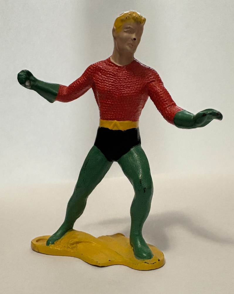 Justice League Of America AQUAMAN Vintage DC Comics 3″ Figure Ideal 1966