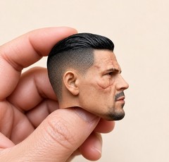 1/6 Scarred Cable Male Head Sculpt For 12″ Hot Toys PHICEN WORLDBOX Figure USA