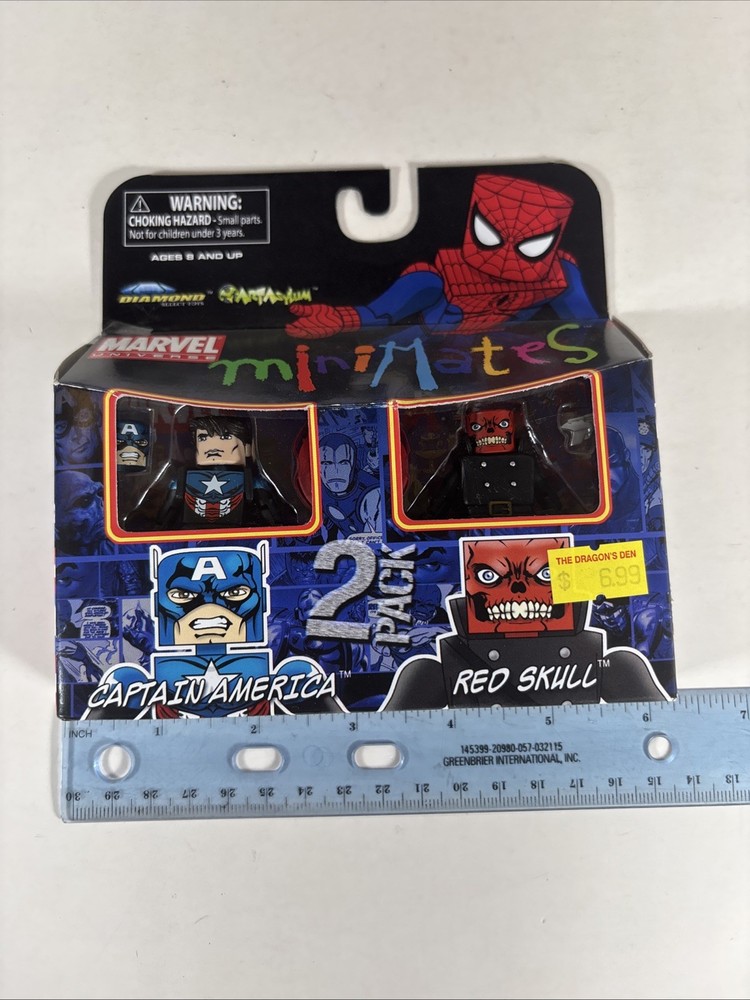 2009 Marvel Universe Minimates Captain America & Red Skull 2 Pack
