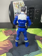 Hasbro Power Rangers Blue Ranger Action Figure Blue White Silver Plastic