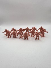 Vintage M.U.S.C.L.E. Men Figures Lot of 13 1980s Mattel Kinnikuman Flesh Color