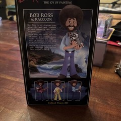 Bob Ross Toony Classics 6 Inch Figure | Bob Ross and Raccoon Neca Free Shipping