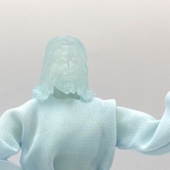 Jesus Christ Transfiguration Glow In The Dark Biblical Adventures Kickstarter 6”
