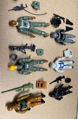 GI Joe Vintage Figure Lot of 6 Flash Short Fuze Roadblock Baroness Eels Snowserp