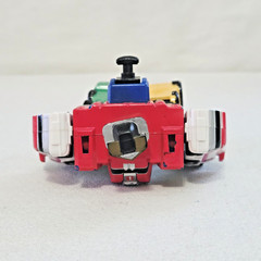 Bandai 1997 Power Rangers 5″ Carranger DX VRV Megazord (READ, wear, incomplete)