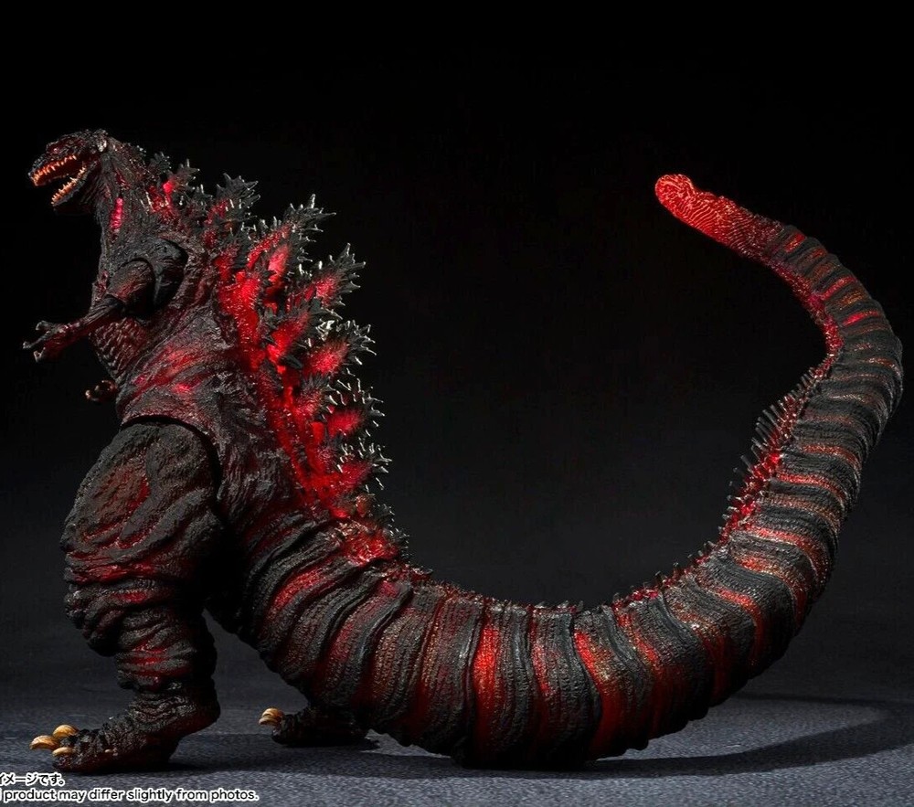 S.H.MonsterArts Shin Godzilla 2016 4th Form Night Combat Ver. Figure BANDAI NEW
