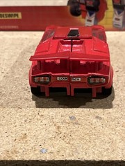 Transformers Sideswipe 1983 G1 100% Complete Data Card Cut From Box