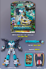 Metal Cardbot S Season2 Musclehyde Transformer Robot Figure Official Licensed